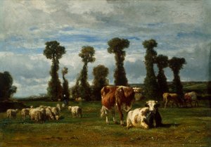 Laitumet Normandiassa tekijältä Constant Troyon