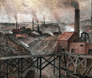 Mustassa maassa (öljy kankaalle tekijältä Constantin Emile Meunier