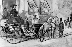 Going for a Drive, 1800-luku, 1930. tekijältä Constantin Guys