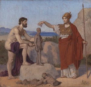 Prometheus-muovaava mies savesta