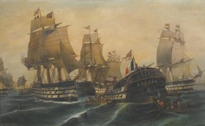 Trafalgarin taistelu tekijältä Constantinos Volanakis