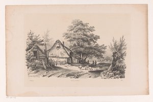 Maatie maatilalla The Landscape (sarjan nimi) tekijältä Constantinus Cornelis Huysmans