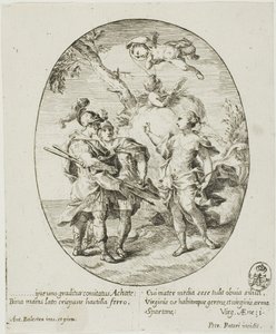 Aeneas, Venus ja Achates tekijältä Conte Pietro Antonio Rotari