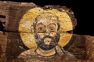 Koptimunkin muotokuva / Baouîtin luostari (Egypti) (terrakotta)