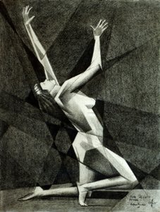 Dynaaminen geometrinen tanssija tekijältä Corné Akkers