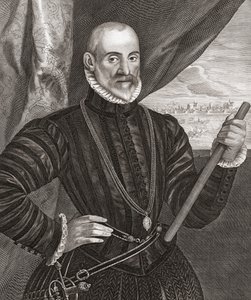 Francisco de Valdez. Muotokuva. tekijältä Cornelis (after) Visscher