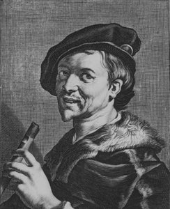Mies huilun kanssa, 1625.