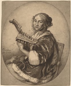 Nainen kaksipäisen luutun kanssa, 1781.