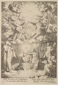 Kristuksen kaste, n. 1600 tekijältä Cornelis Cornelisz van Haarlem