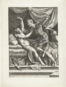 Lucretia ja Sextus tekijältä Cornelis Cort