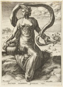 Napaea Goddess and Nymphs (sarjan nimi) tekijältä Cornelis Cort