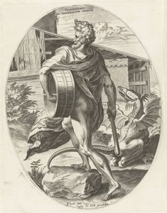 triptolemos Gods of Agriculture (sarjan nimi) tekijältä Cornelis Cort