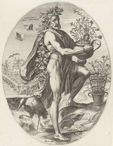vertumnus Gods of Agriculture (sarjan nimi) tekijältä Cornelis Cort