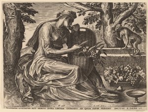 Maku tekijältä Cornelis Cort after Frans Floris I