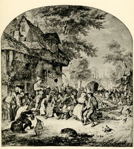 Hollantilainen tivoli tekijältä Cornelis Dusart
