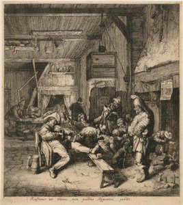 Viulunsoittaja majatalossa tekijältä Cornelis Dusart
