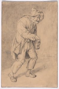 Hurdy-Gurdy Player tekijältä Cornelis Dusart