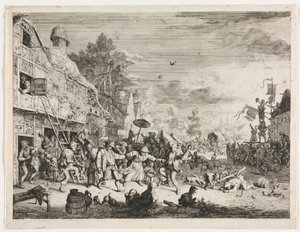 Kylän messut tekijältä Cornelis Dusart