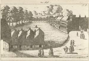Vista del Buitenhof het Hoff (títol sobre objecte) acabat