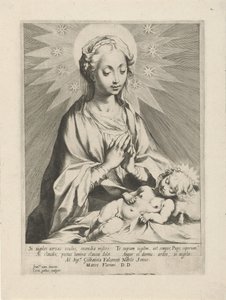 Maria palvoo Kristus-lapsia