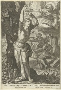 Pyhän Sebastianin kidutus tekijältä Cornelis Galle (I)