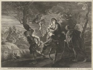 Lento Egyptiin tekijältä Cornelis Galle (I)
