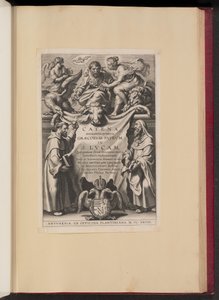 Otsikko sivulle Balthasar Cordier, Chain of Sixty Qvinqve Graecorvm Patrvm in S. Lvcam...
