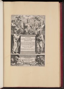 Nimisivu F. Longo a Coriolanon "Svmma Conciliorvm Omnivm" tekijältä Cornelis Galle I after Sir Peter Paul Rubens