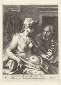 Retoriikkaa The Seven Liberal Arts (sarjan nimi) tekijältä Cornelis Jacobsz. Drebbel