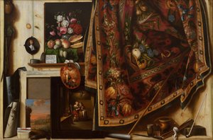 Trompe loeil. Kaappi Artists Studiossa, 1671