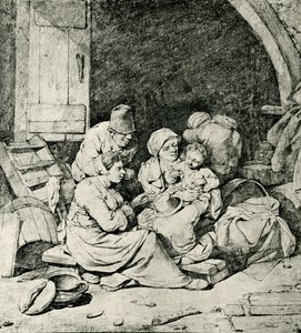 Hollannin maanviljelijöiden perhe tekijältä Cornelis Pietersz Bega