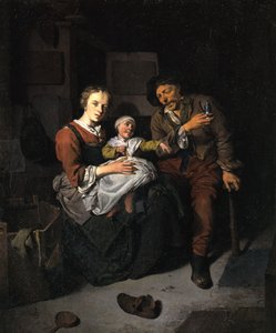 Saksan kieli:  Bauernfamilie Maatalousyrittäjien perhe tekijältä Cornelis Pietersz Bega