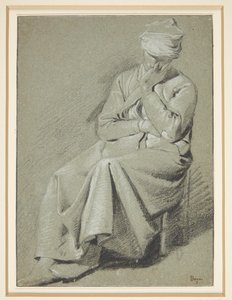 Istuva nainen tekijältä Cornelis Pietersz Bega