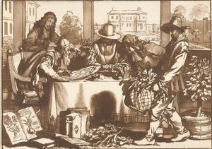 kasvitieteilijä tekijältä Cornelis Ploos van Amstel (signed by artist)