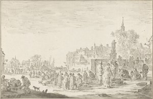 kalakauppa tekijältä Cornelis Ploos van Amstel (signed by artist)