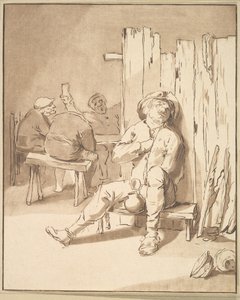 Humalainen maanviljelijä majatalossa, 1775. tekijältä Cornelis Ploos van Amstel