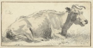Makaava lehmä, oikealle tekijältä Cornelis Saftleven