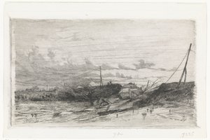 Padon rikkoutuminen Arnhemissa 1855 tekijältä Cornelis Springer