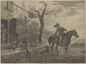 metsästäjät tekijältä Cornelis Visscher (II)