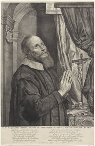 Joannes van der Meerin muotokuva tekijältä Cornelis Visscher (II)