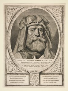Albertvs Bavarvs Phrenetici Fratris/ et Provinciarvm tekijältä Cornelis Visscher