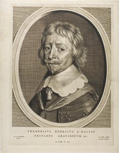 Frederic Henry, Oranian prinssi, yhdeksästä muotokuvasta. tekijältä Cornelis Visscher