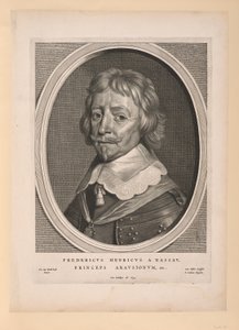 Frederick Henry, Oranian prinssi, yhdeksästä muotokuvasta. tekijältä Cornelis Visscher