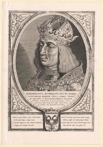 Pyhän Rooman keisari Maximilian I (tulosta) tekijältä Cornelis Visscher