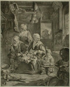Pannukakkujen paistaja tekijältä Cornelis Visscher