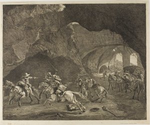 Pistoolilaukaus tekijältä Cornelis Visscher