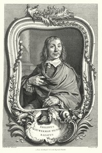 Philips Wouwerman, hollantilainen taidemaalari tekijältä Cornelis after Visscher