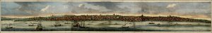 Cornelis De Bruynin värillinen näkymä Konstantinopolista vuodelta 1698.