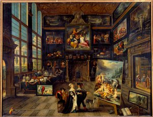 Maalausten ja taideteosten gallerian sisäkuva Cornelis de Baellieurin maalaus (1607-1671) 1637 Su. 0,99 x 1,23 m