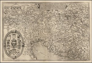 Cornelis de Joden laatima Tonavan kartta vuodelta 1593.